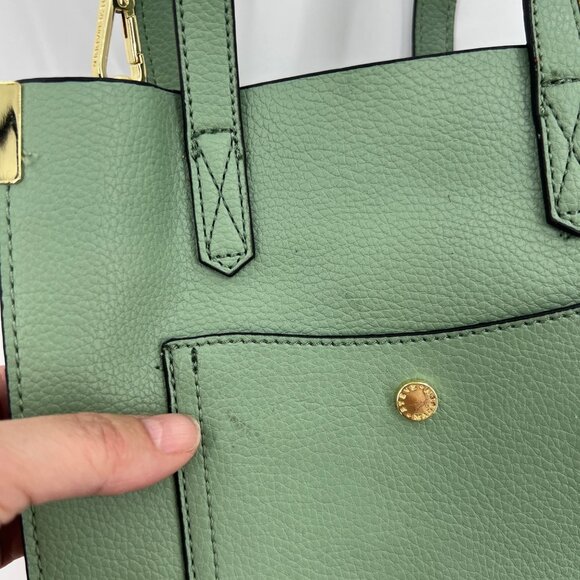 NWOT Steve Madden Basil Green Mini Tote Bag Crossbody 3 Compartment - Picture 5 of 12